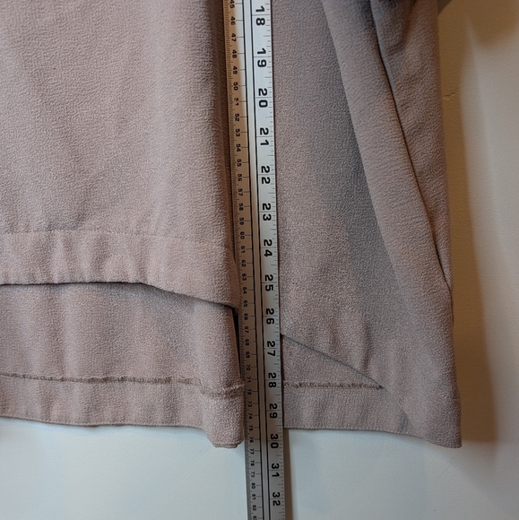 Melissa McCarthy Plus 3X High Lo Scoop Neck Short Sleeve Top Office - Picture 9 of 10